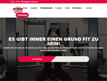Tablet Screenshot of point-of-fitness.de